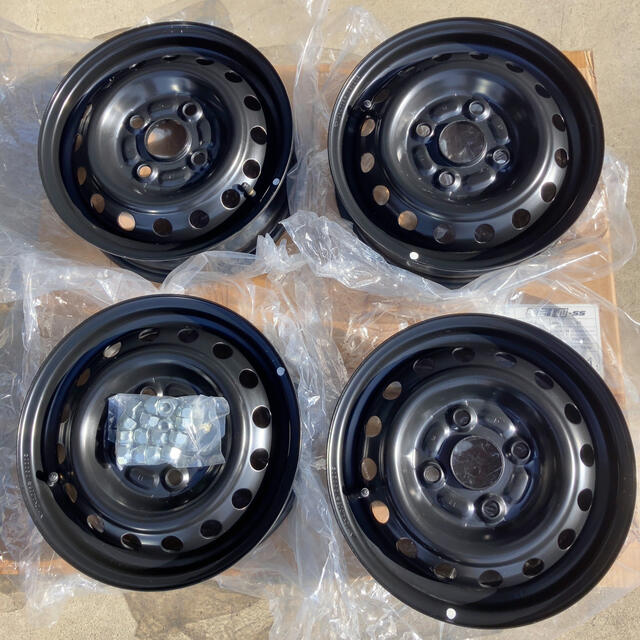 ダイハツ - ダイハツ純正スチールホイール 12インチ 黒 4本 12×4.00の