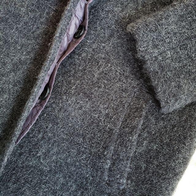 髙島屋 - 高島屋 TAKASHIMAYA ☆ モヘア混 ウール コート 9 グレーの