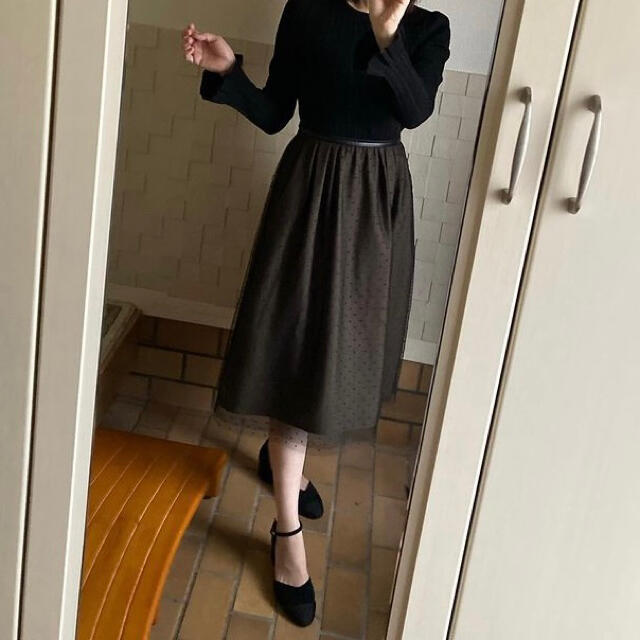 FOXEY - FOXEY ドット チュール スカート 96,120円 Cord Wabe 美品の