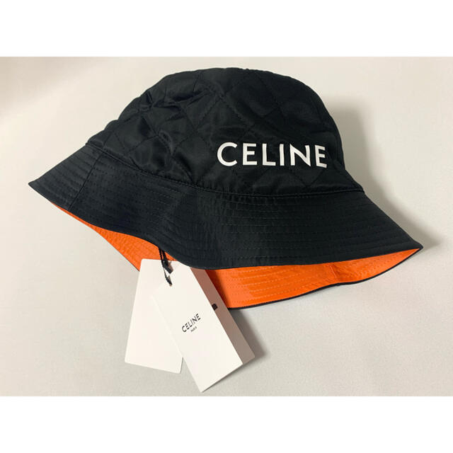 CELINE - 新品【 CELINE セリーヌ 】キルティング バケット ハット Mの