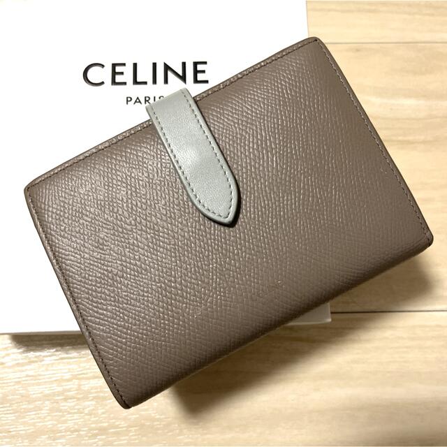 CELINE - 【再値下げ】CELINE 財布 ミディアム ストラップウォレットの