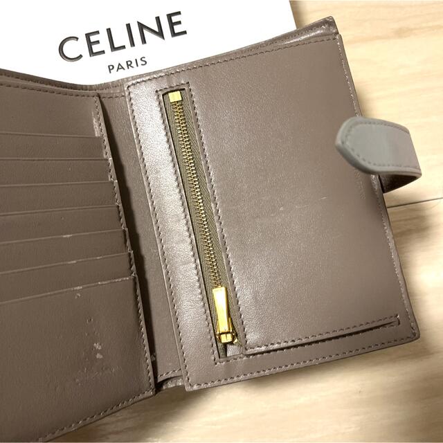 CELINE - 【再値下げ】CELINE 財布 ミディアム ストラップウォレットの