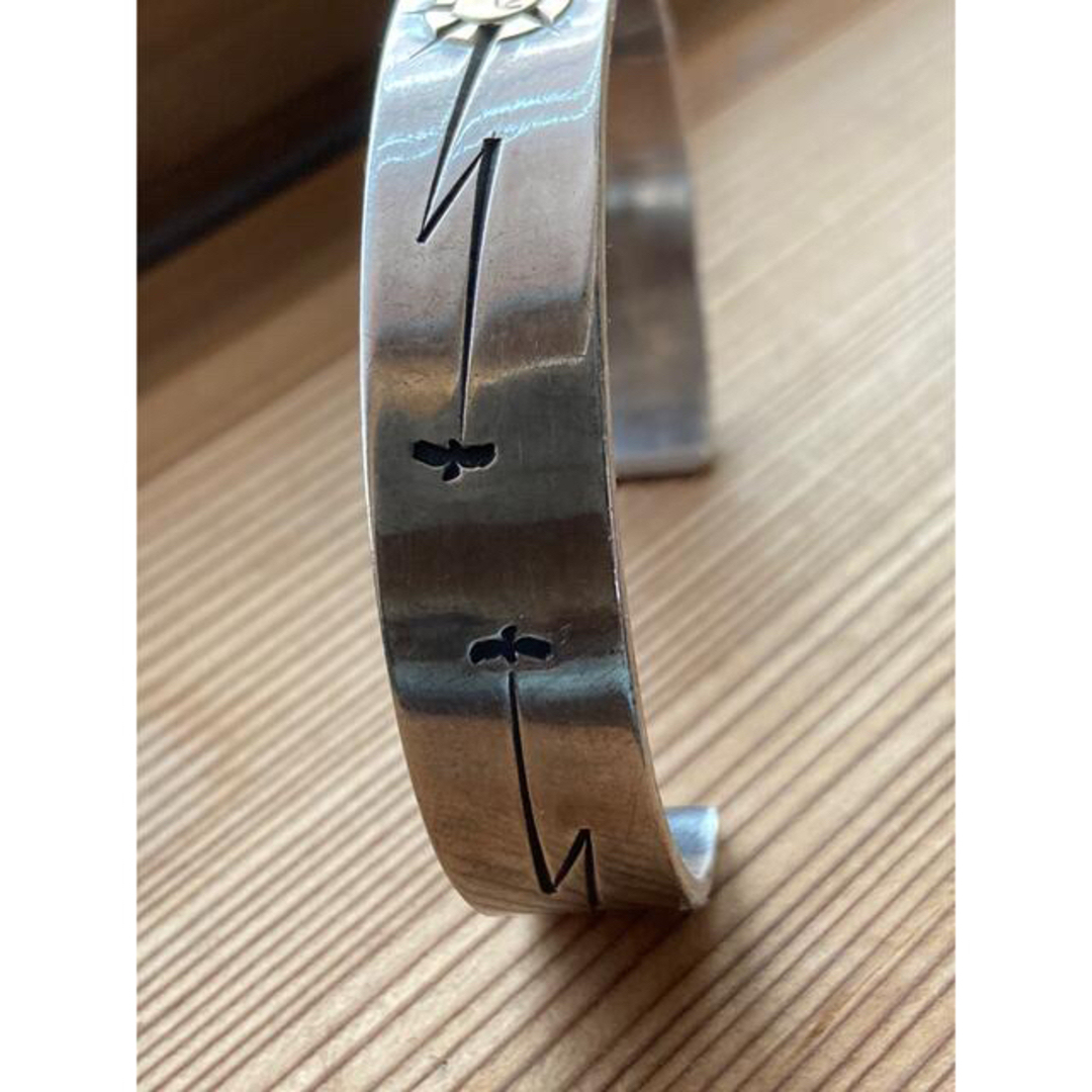 goro's - OLD ゴローズ イーグルメタルイナズマ彫り平打ちブレスの通販