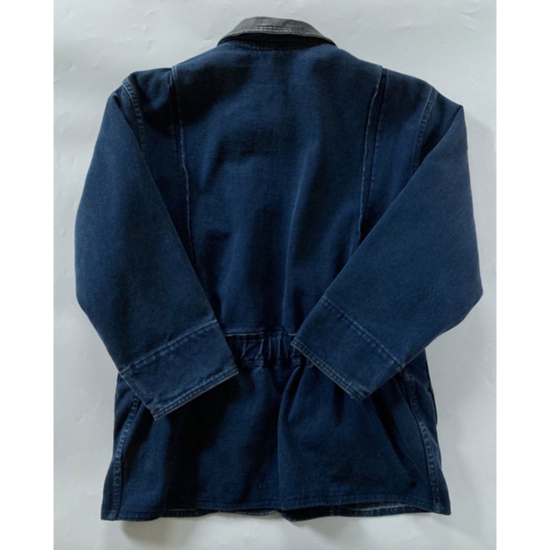 WOOLRICH - WOOLRICH米国製レザー襟デニムハンティングジャケットM