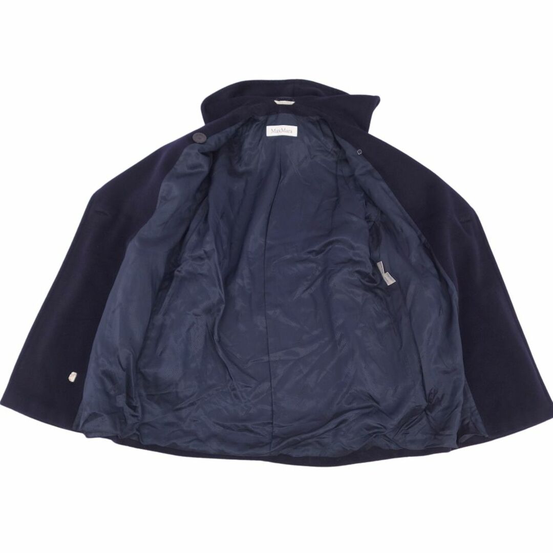 Max Mara - 美品 マックスマーラ Max Mara コート 白タグ フード付き