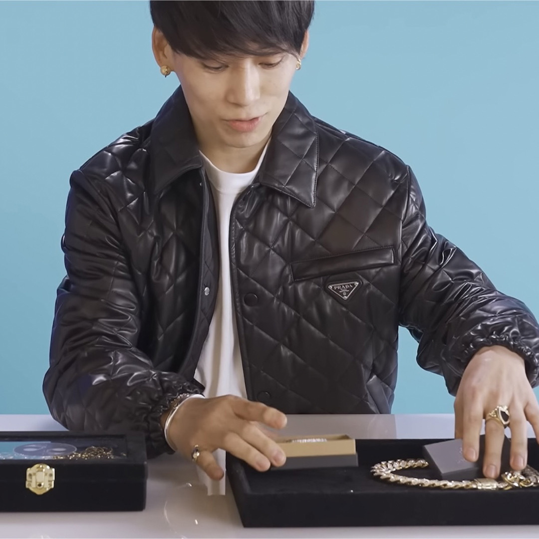 PRADA - PRADA ラムレザージャケット takuya∞着用の通販 by けんてぃ