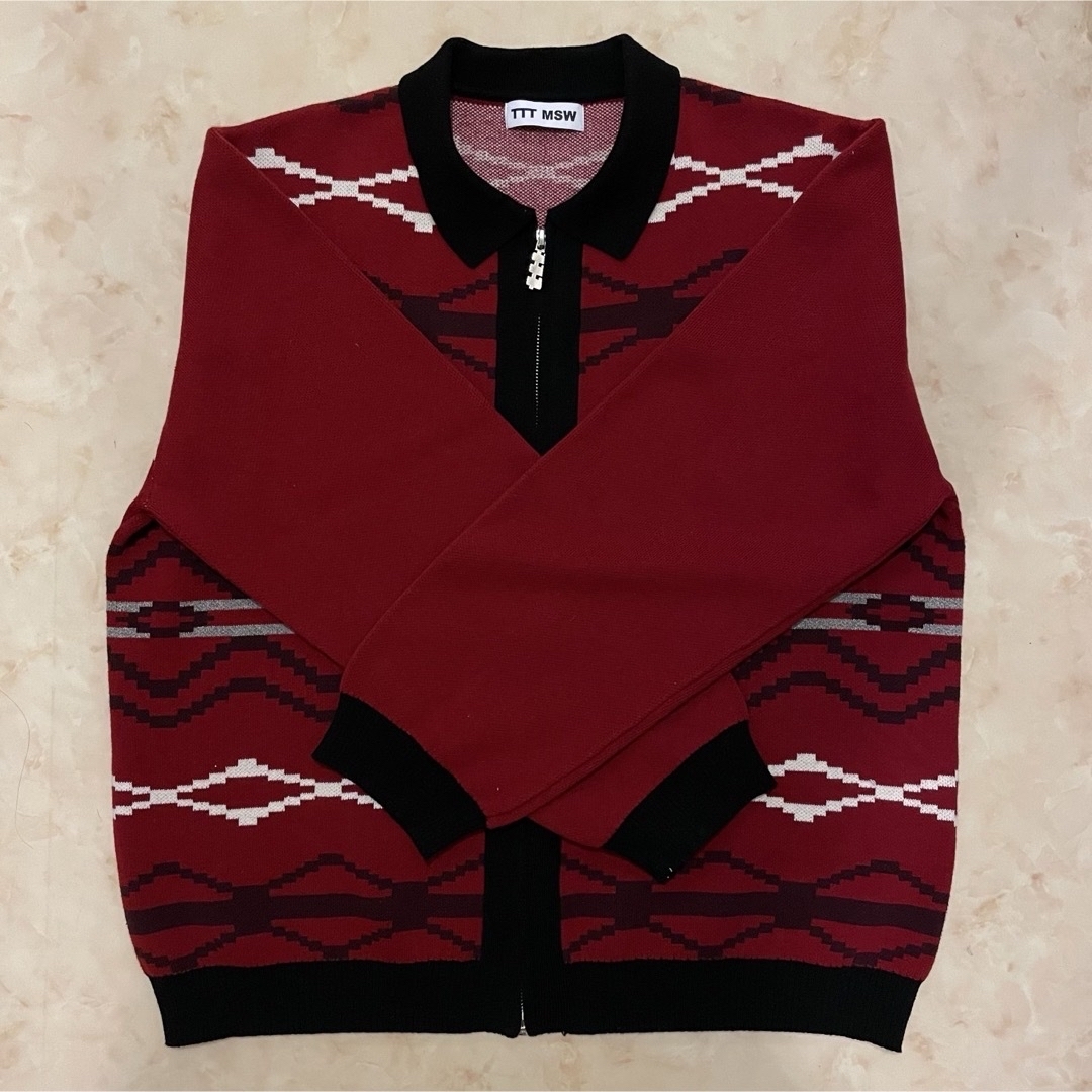 TTT_MSW - Nordic Zipup Cardiganの通販 by used shop｜ティーならラクマ