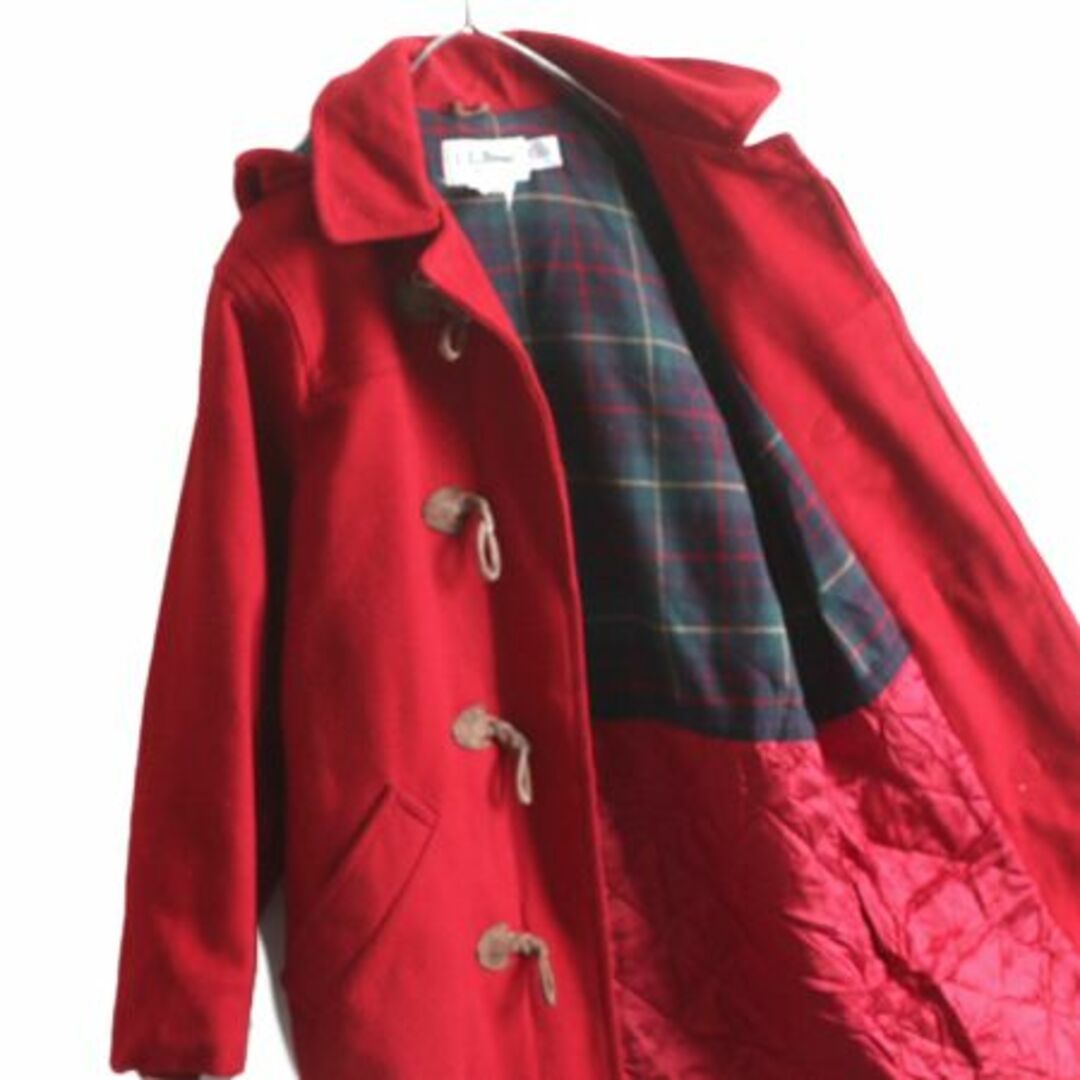 L.L.Bean - 90s USA製 エルエルビーン ダッフル コート レディース L