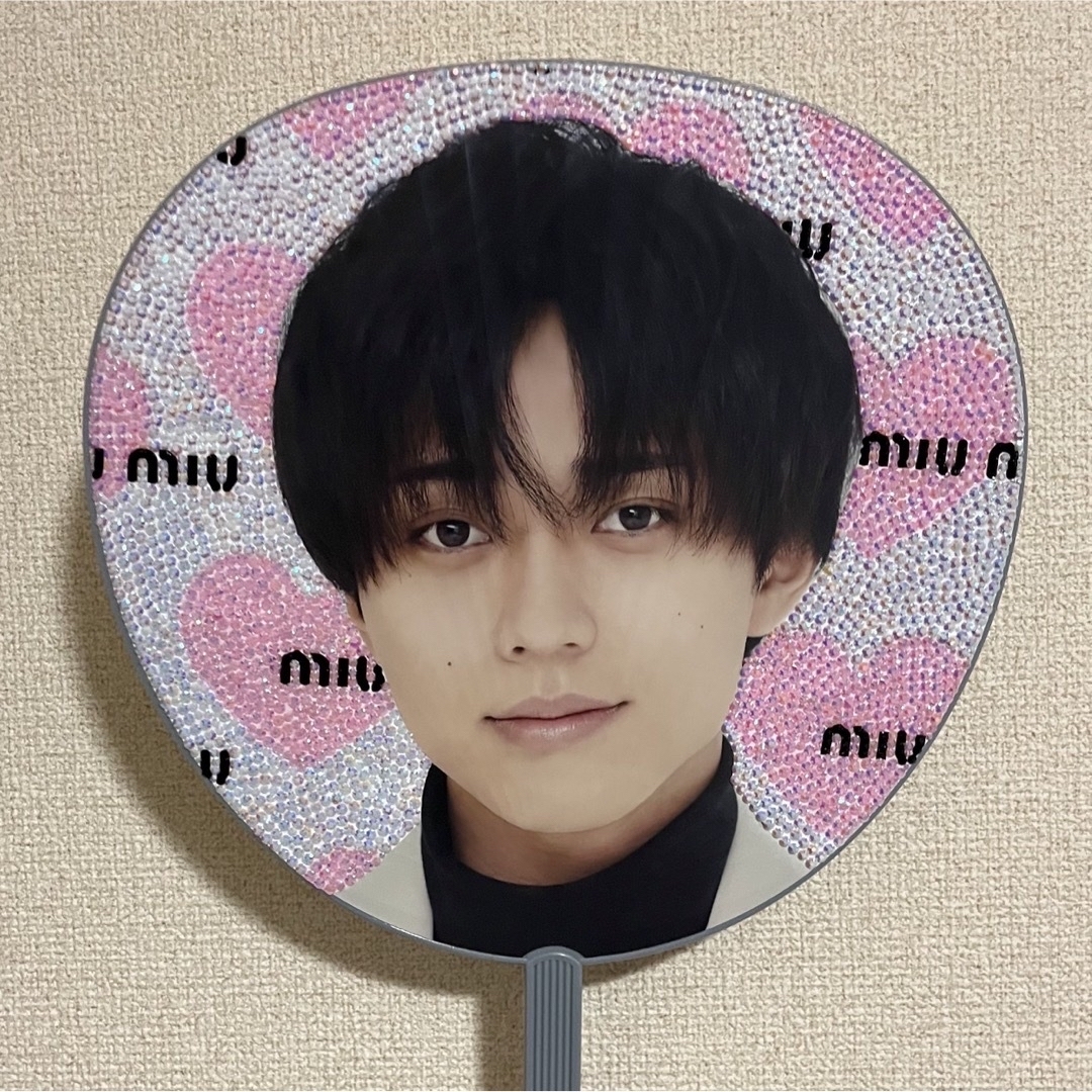 永瀬廉 ストーンデコ うちわの通販 by R's shop｜ラクマ