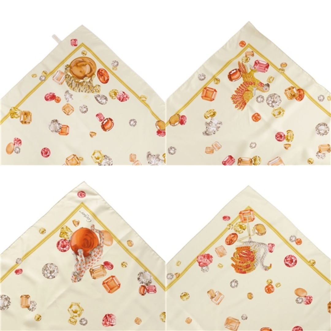 Cartier - カルティエ Cartier スカーフ 宝石柄 ジュエリー柄 シルク