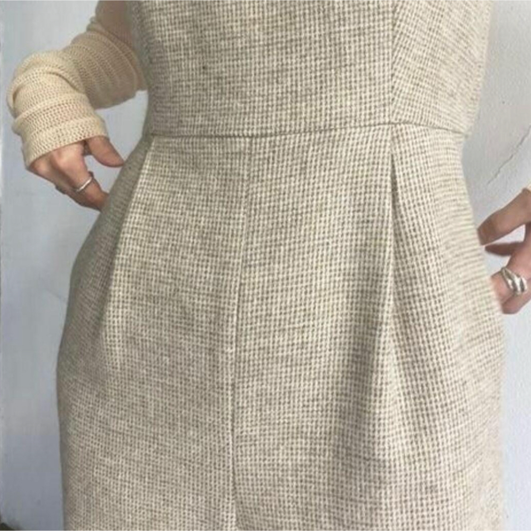 AURALEE WOOL HAIRLINE TWEED OVERALL