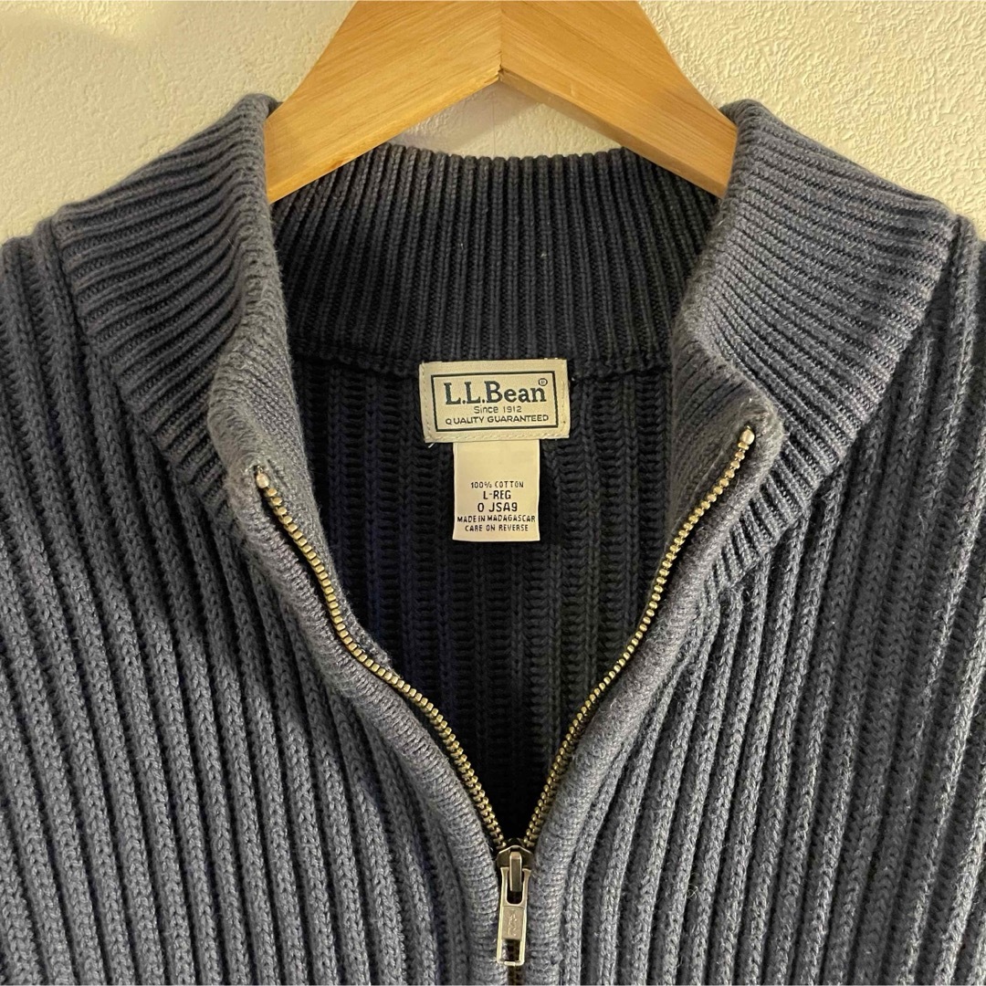 L.L.Bean - 【美品】L.L.Beanドライバーズニット コットンニット 90sの