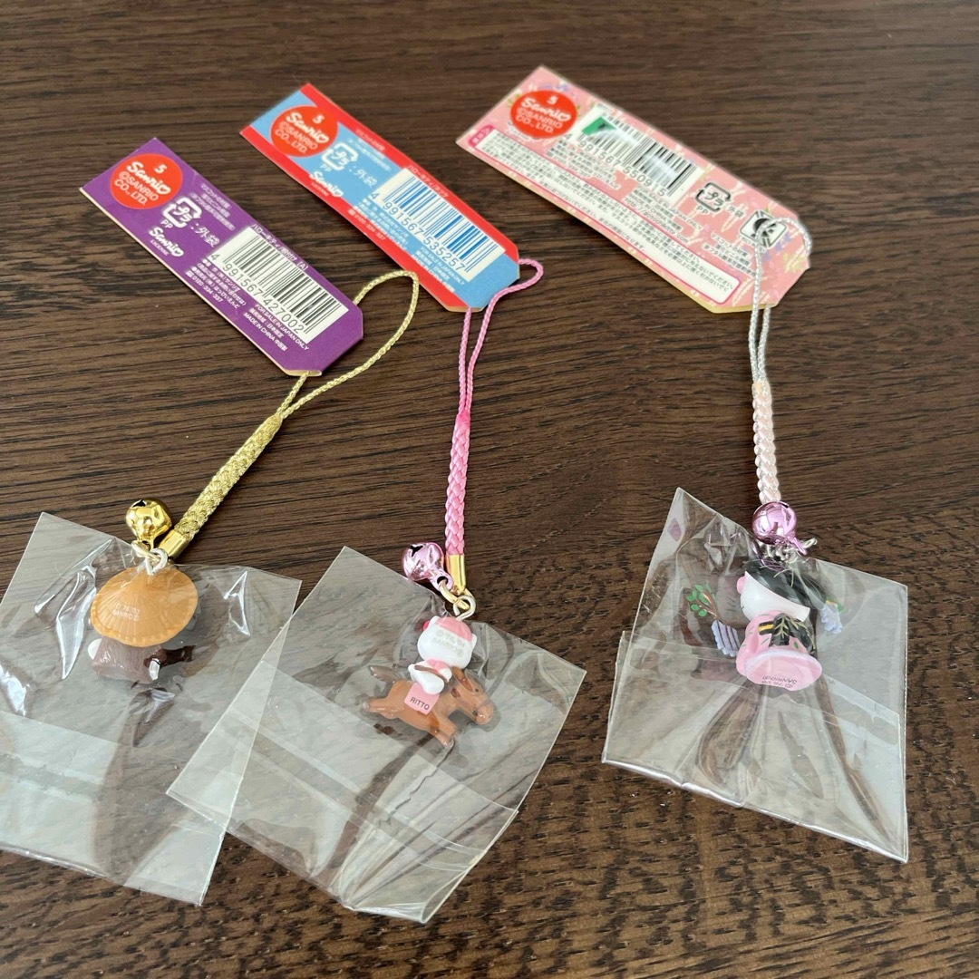 ハローキティ - 【滋賀】ご当地キティストラップ色々3個セットの通販