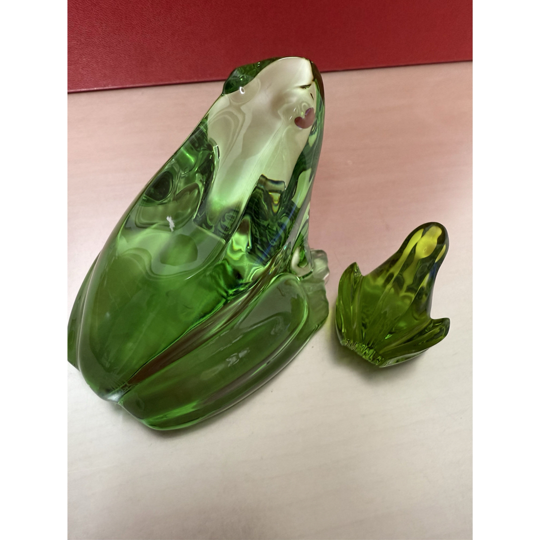 Baccarat - バカラ 緑カエル フィギュアリン 2個セットの通販 by Bacra