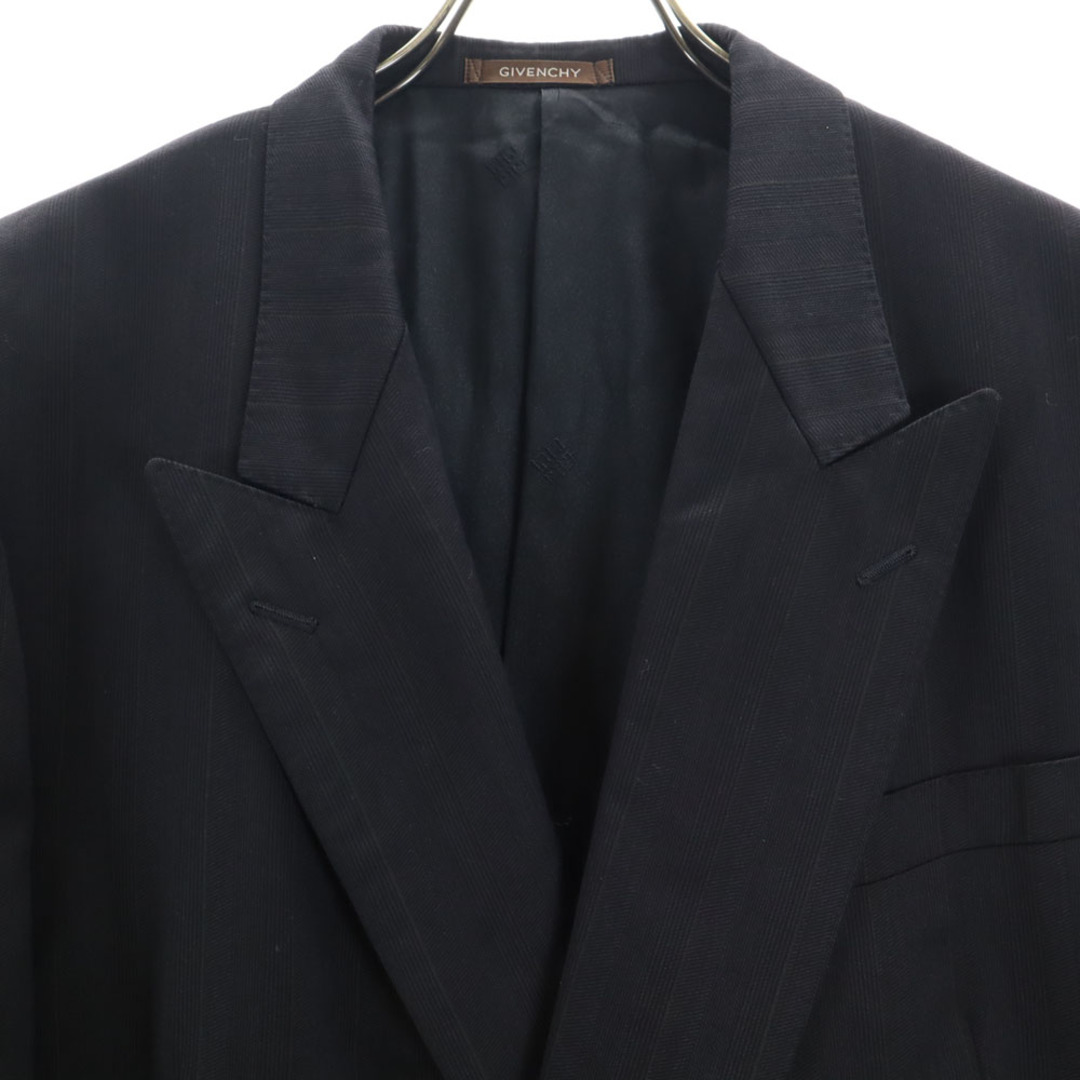 GIVENCHY - 古着 ジバンシィ 90s オールド ストライプ柄 ダブル スーツ