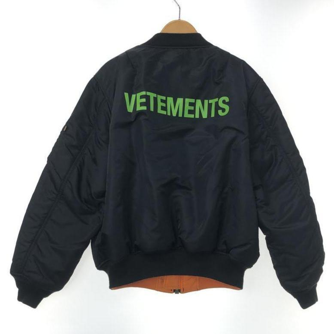 VETEMENTS - 【中古】VETEMENTS × ALPHA BOMBER MA-1 リバーシブル