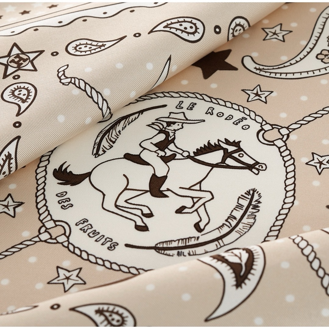 HERMES - 値下げ！新品未使用 エルメス シルクバンダナ 《ロデオ・デ