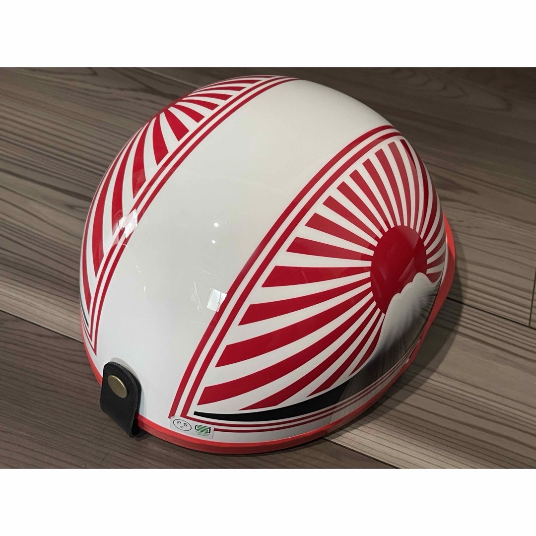 特殊 富士日章 コルク半 ヘルメット 赤白の通販 by paint｜ラクマ