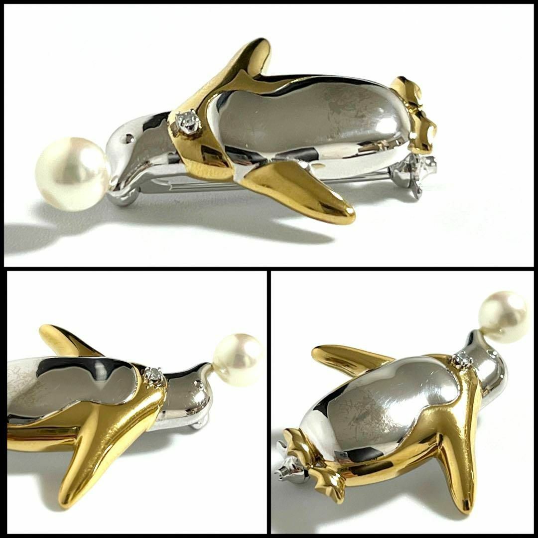 MIKIMOTO - 【希少】ミキモト ブローチ コサージュ パール シルバー