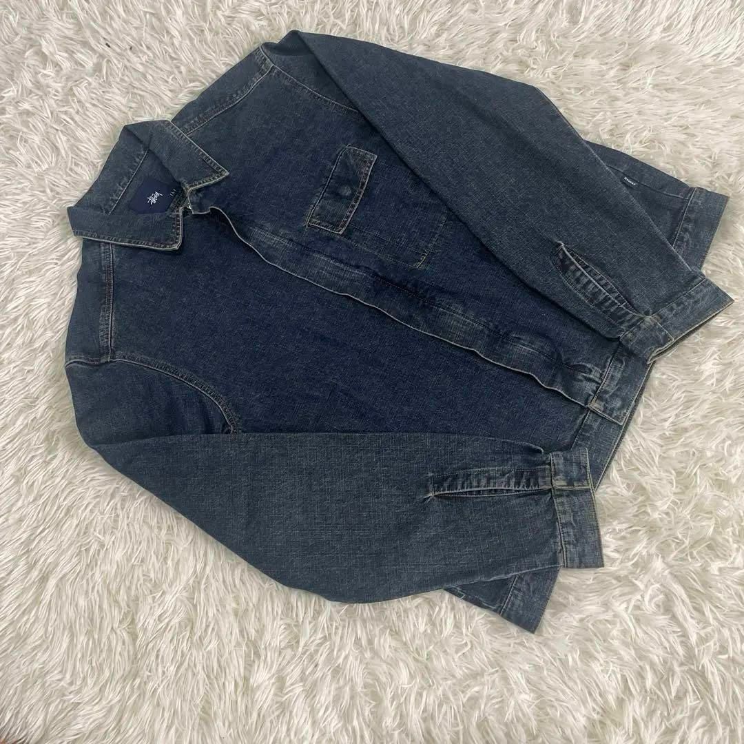 STUSSY - 90s 00s USA製 オールド ステューシー 1st デニムジャケット