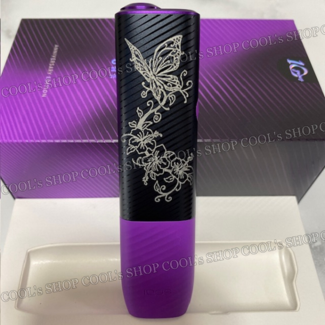 IQOS - アゲハ蝶 加工 iQOS アイコス イルマ i ワン 10周年 モデル 黒