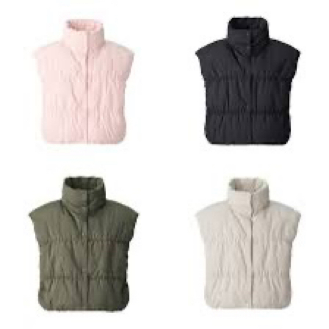 UNIQLO - UNIQLO Cユニクロシー ダウンクロップドベスト黒Sの通販 by