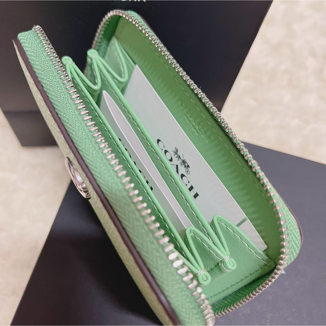 COACH - COACH ミントグリーン カードケースの通販 by nnn's shop