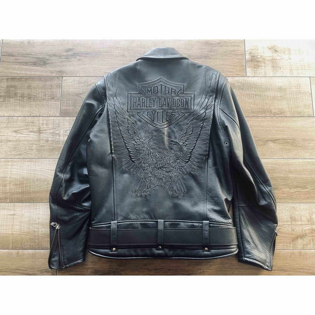 Harley Davidson - 【美品】 背中レア刺繍 ハーレー ダビッドソン 純正
