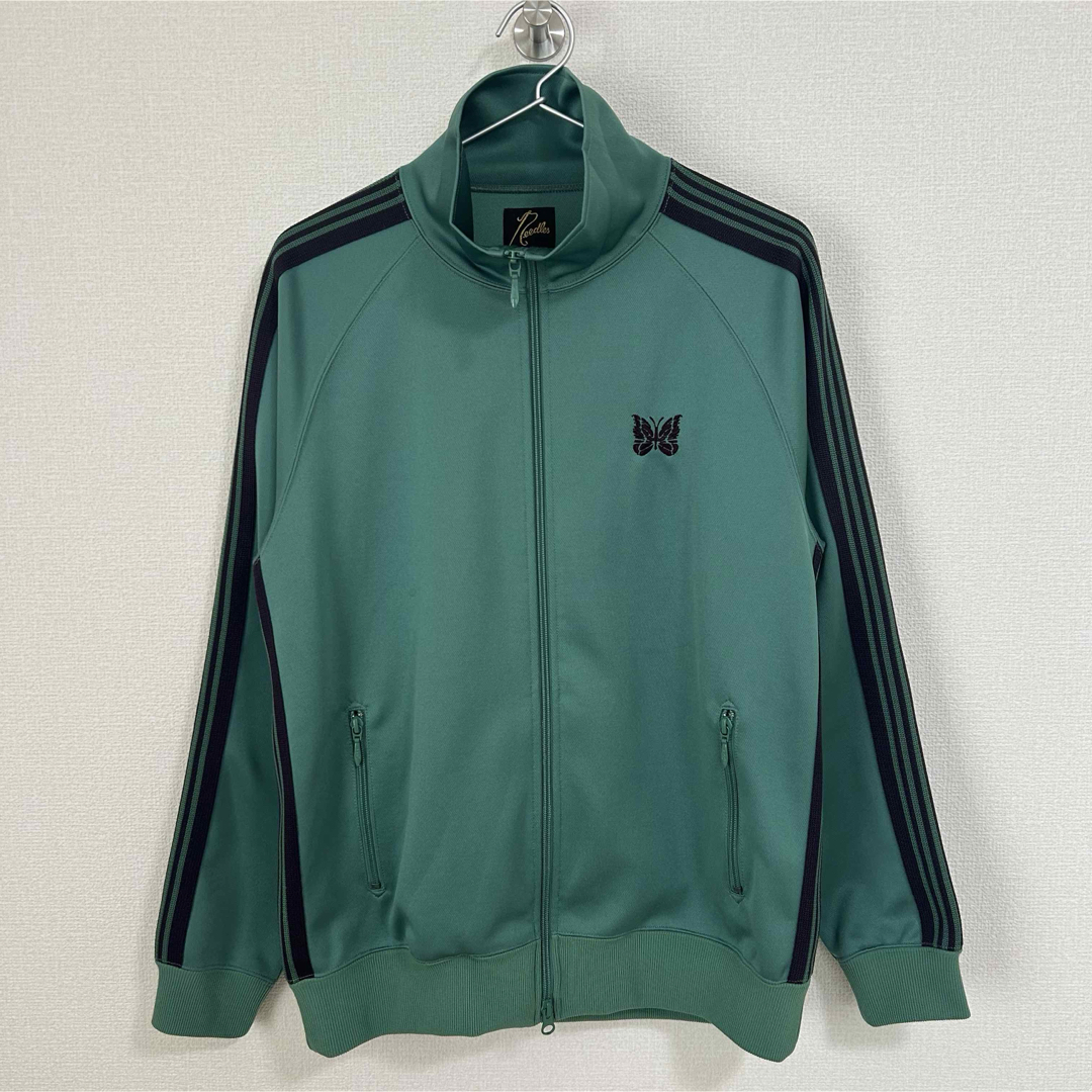 Needles - needles 23ss トラックジャケット エメラルド グリーン M の
