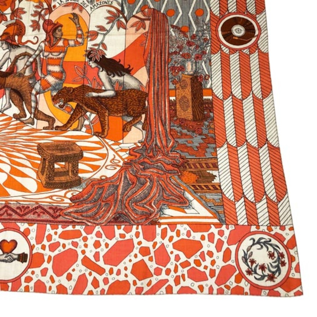 HERMES - エルメス カレジェアン 140 大判 ショール ストール アマゾン