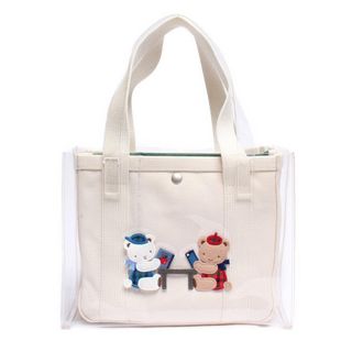 レア‼️ファミリア 銀座店限定ミニトートバッグ☆希少ポーチ透明