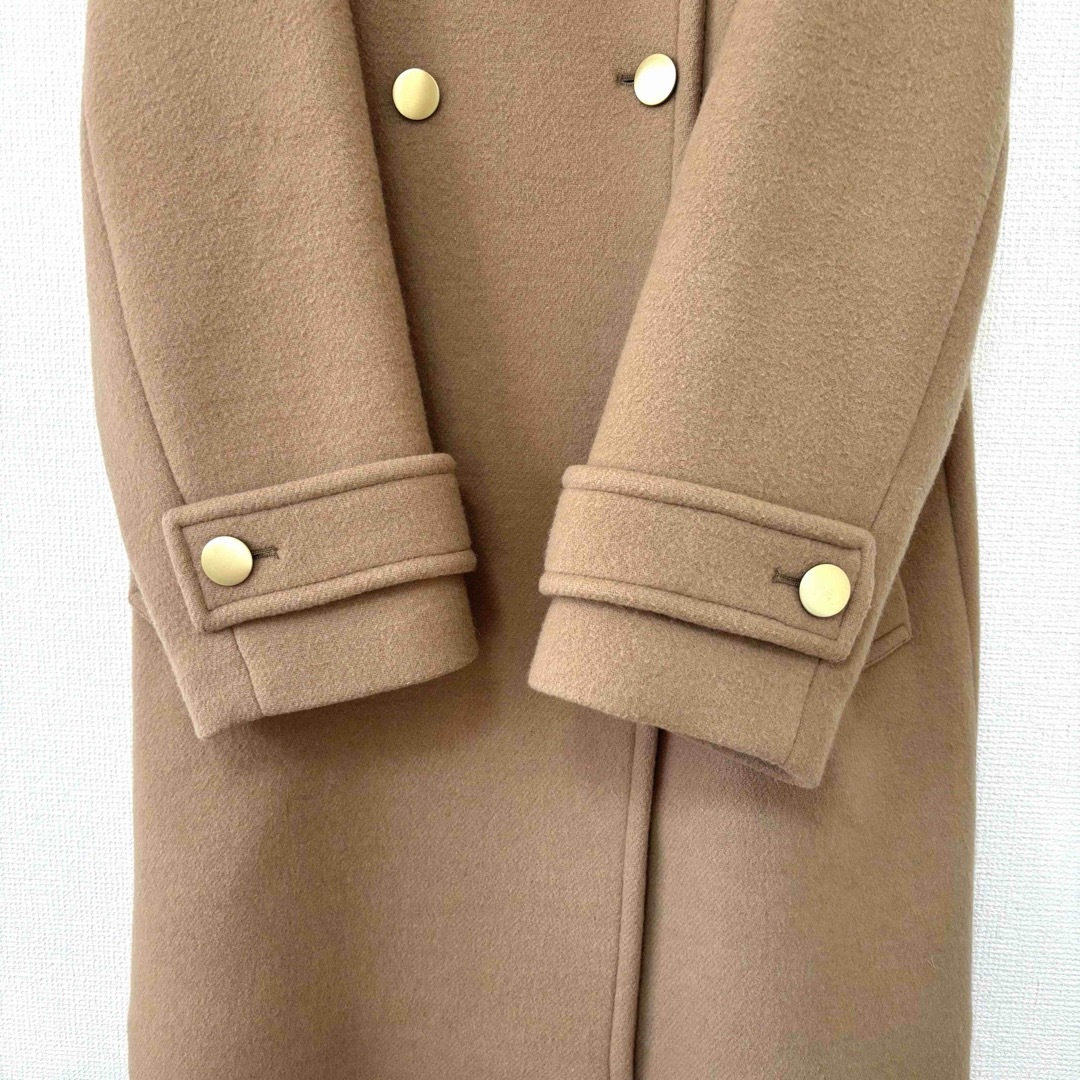 JUSGLITTY - JUSGLITTY スタンダードPコート キャメル ロングコート