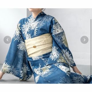 浜松ちぢみ，浴衣，着物，綿麻✩.*˚の通販 by アートリエ｜ラクマ