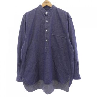 COMOLI - 24aw COMOLI ウールカシミヤC.P.Oシャツ ブラック サイズ1 美