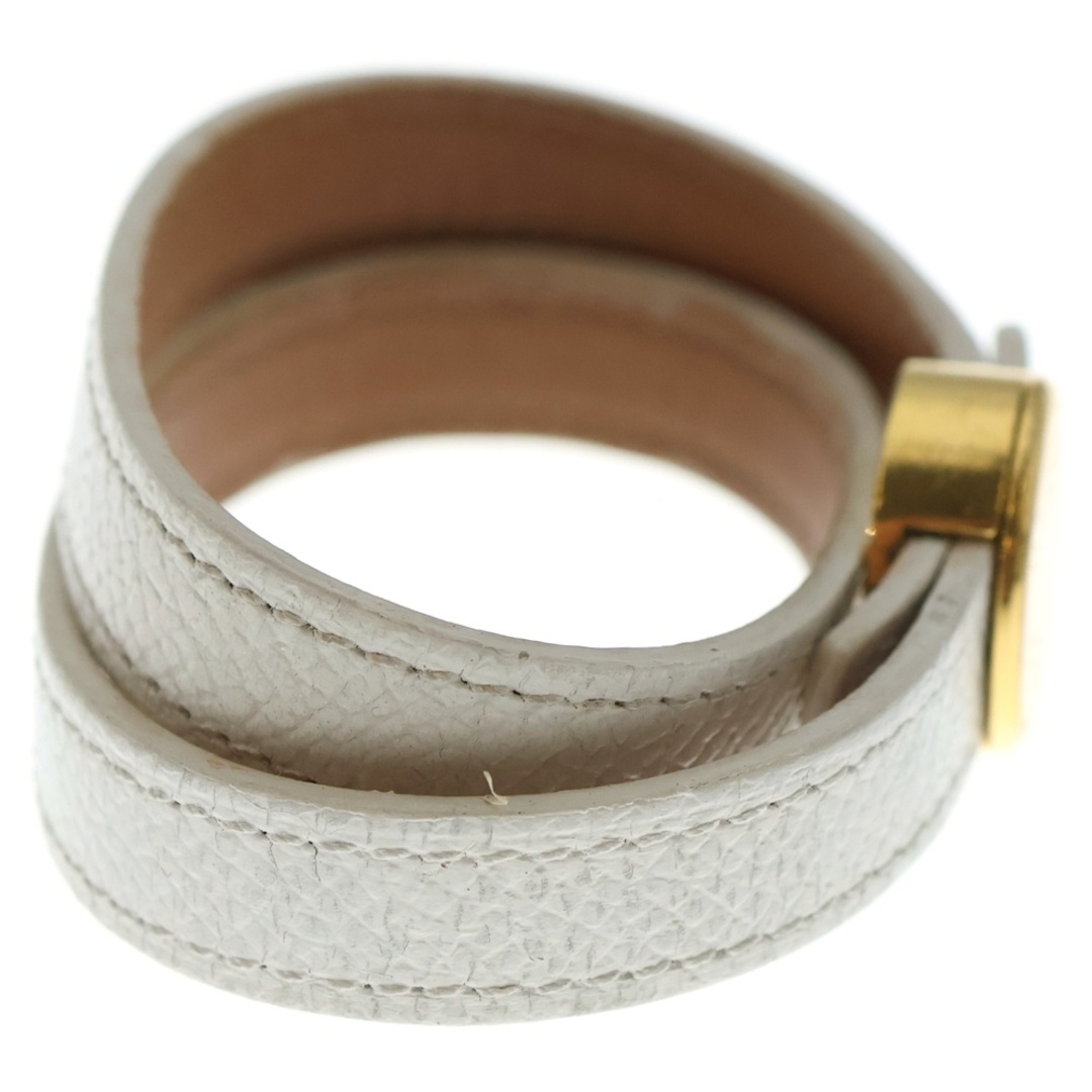 HERMES - HERMES エルメス セリエルーピング ブレスレット ホワイト