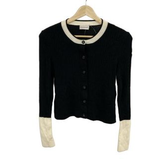 MONCLER - モンクレール カーキ ダウン×ニット 裾フリル カーディガン