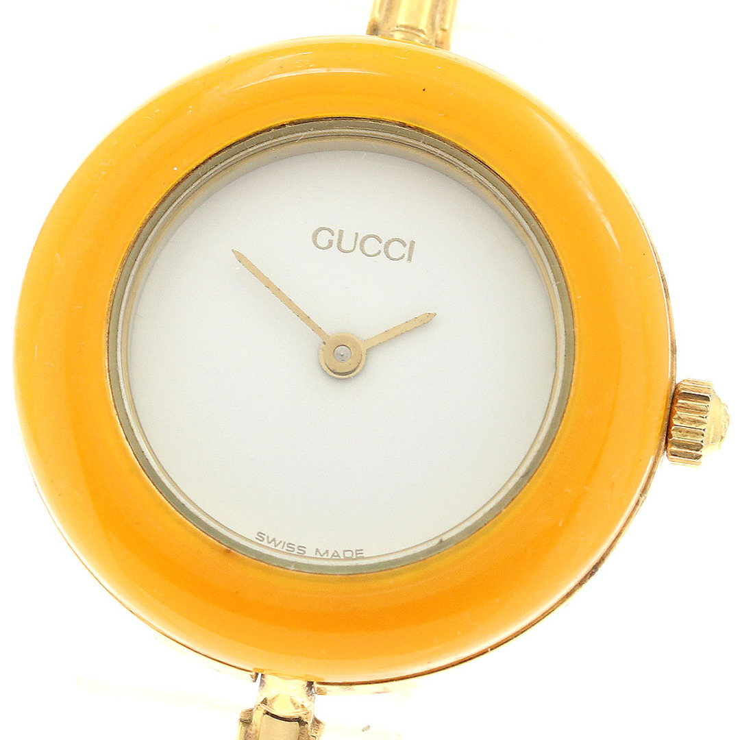 GUCCI - グッチ GUCCI 11/12.2 チェンジベゼル クォーツ レディース 内