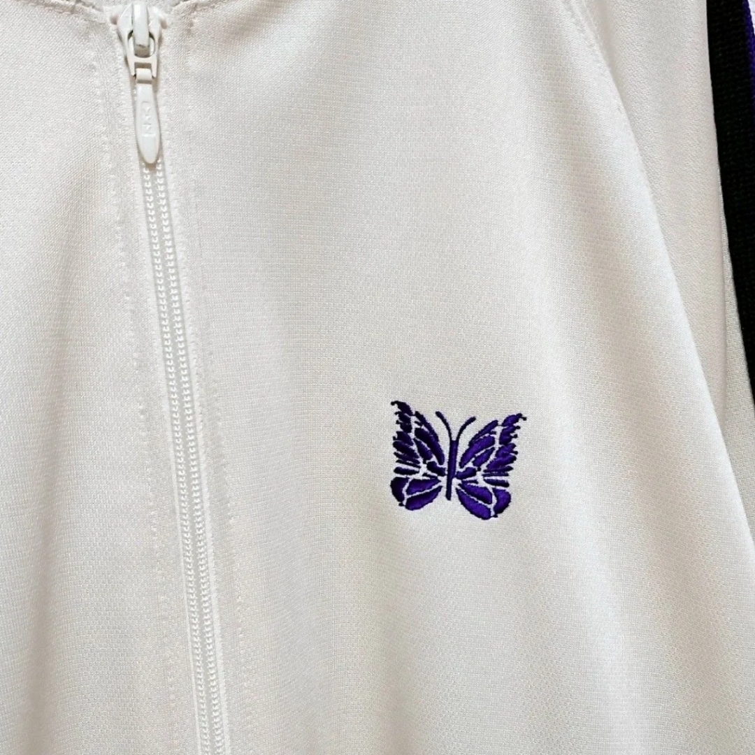 Needles - 希少 ニードルス バタフライ 刺繍 ロゴ ライン トラック