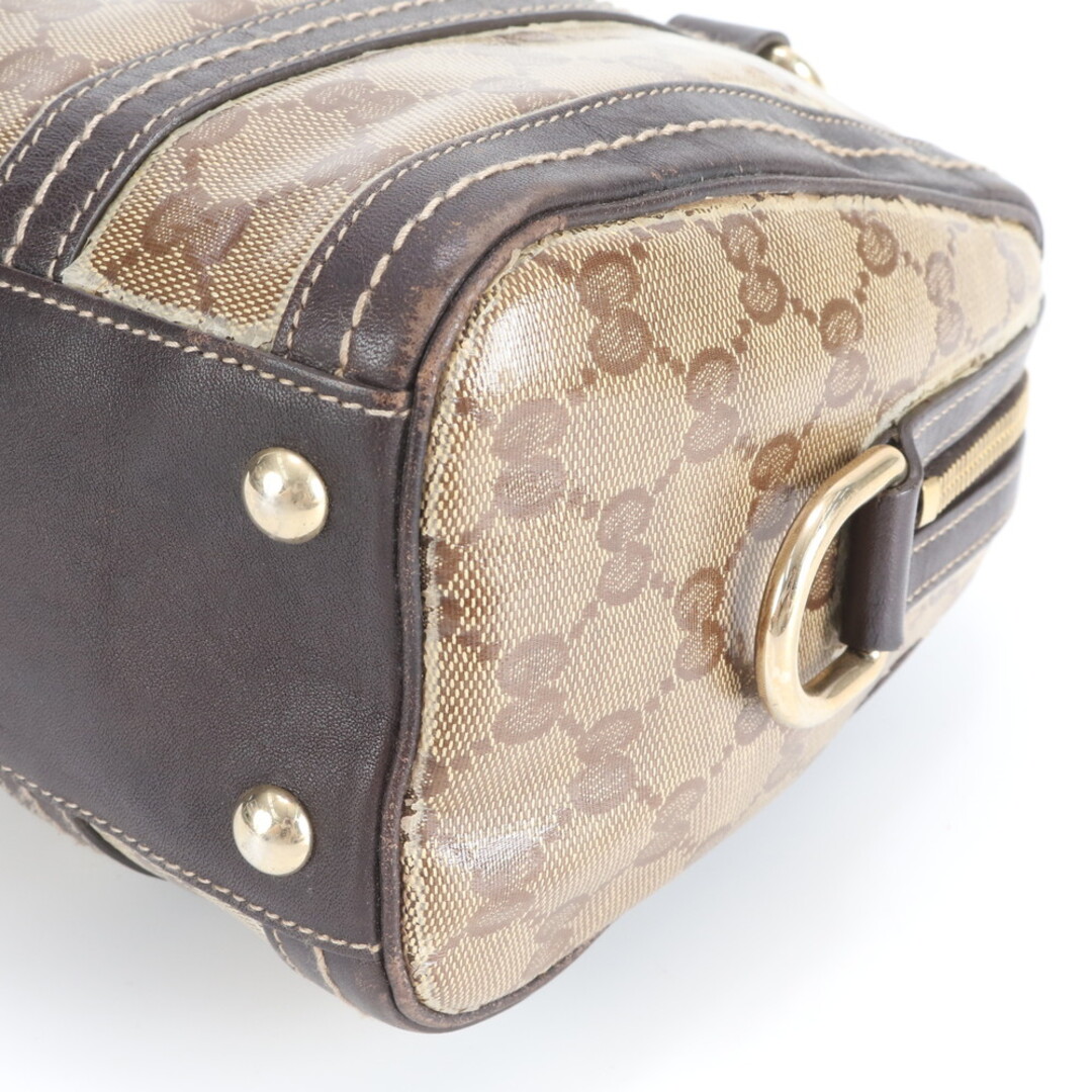 GUCCI - グッチ GG クリスタル ドゥケッサ リボン 181487 レザー ミニ