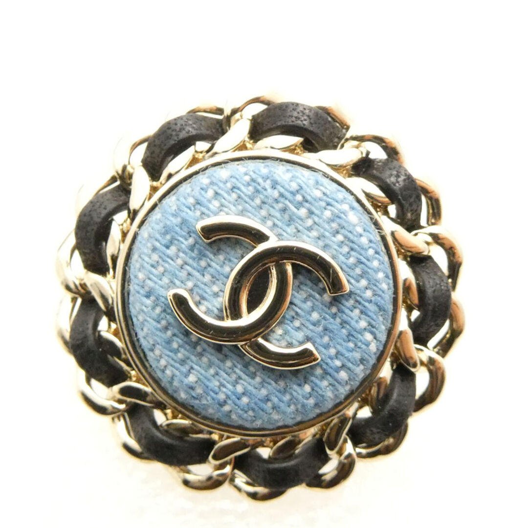 CHANEL - 美品 CHANEL シャネル ピアス B25P ココマーク デニム