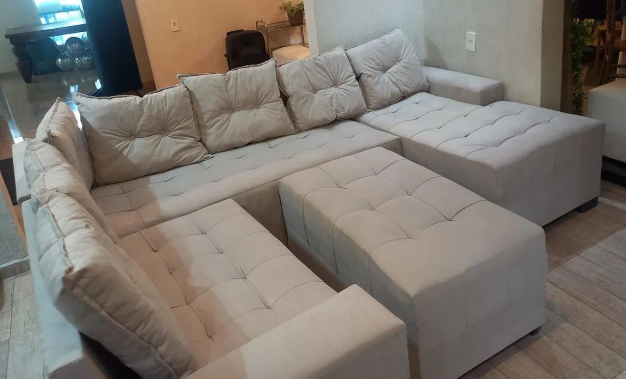 Sofás conjuntos chaise - Sofás e Poltronas - Nova Cidade, Manaus