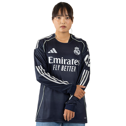 25-26 レアル・マドリード AWAY 長袖ユニフォーム／サッカーショップKAMO