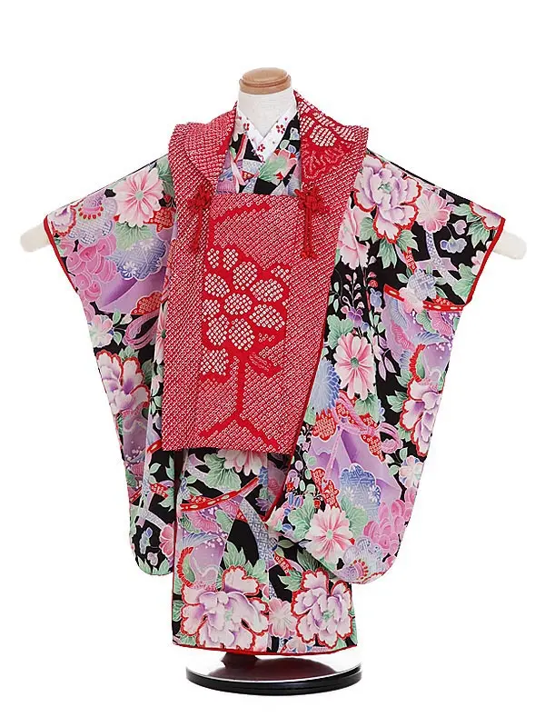 七五三にレトロなアンティーク着物がレンタルできます