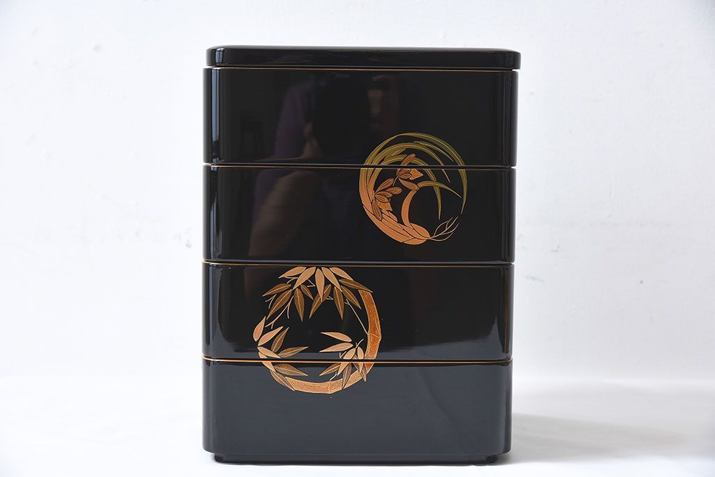 公式】アンティーク家具ラフジュ工房商品詳細ページ輪島塗 花丸蒔絵