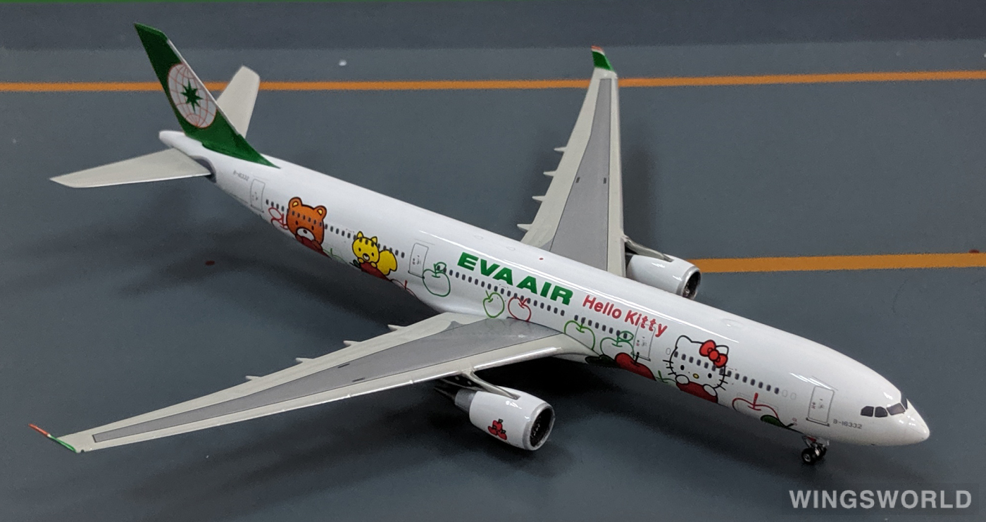 Phoenix 1:400 Airbus A330-300 EVA Air 长荣航空PHB16332 B-16332
