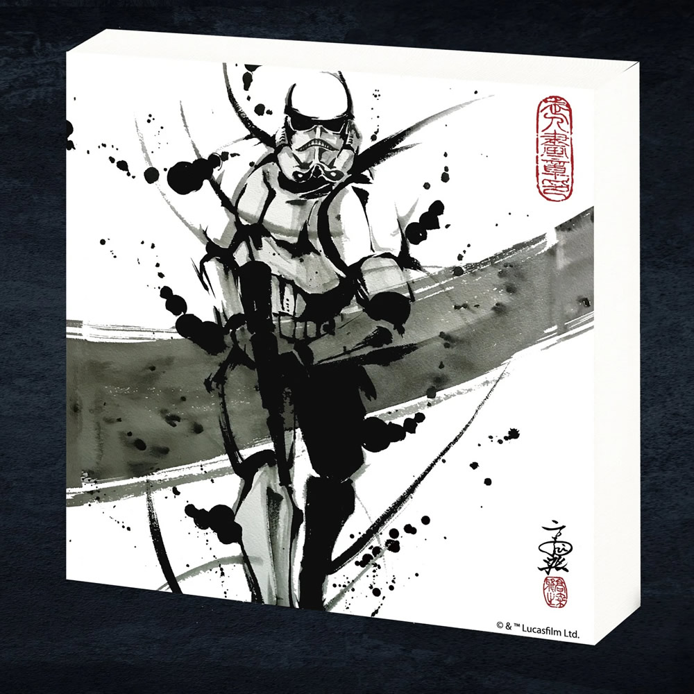 スター・ウォーズ 武人画ファブリックボード「ストーム・トルーパー