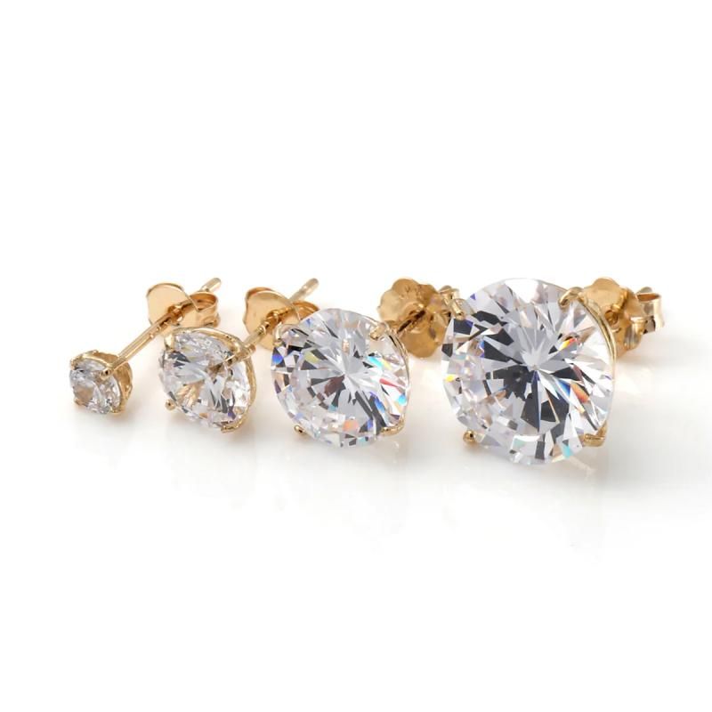 AVALANCHE 14Kイエローゴールド スタッズ ピアス9mm 2個セット