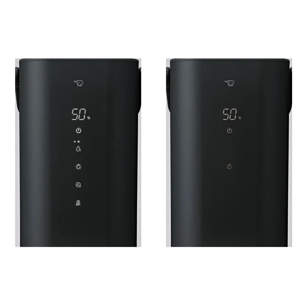 象印、透過式タッチパネルや温湿度センサーなどを搭載した静音スチーム