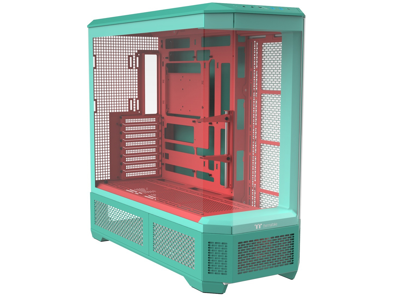 Thermaltake View 600 TG Mint Strawberry CA-11H-00FLWN-00 [ミント