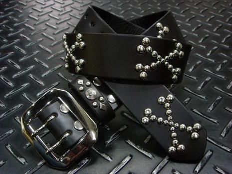 CROSS BONE STUDS BELT（クロスボーンスタッズベルト） - Modern